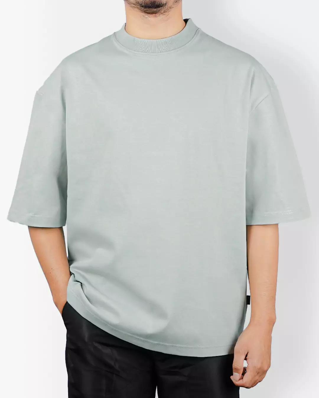 Gloaming Tshirt Oversized Cotton Australia Silver Grey