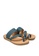 NOVENI blue Plait Sandals 54D6DSHD2710DEGS_2