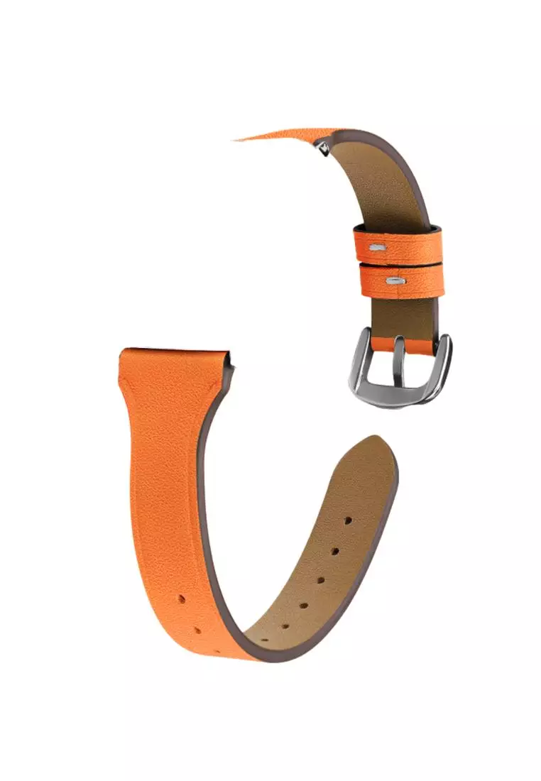 Buy Kings Collection Orange Genuine Leather Apple Watch Band 38MM