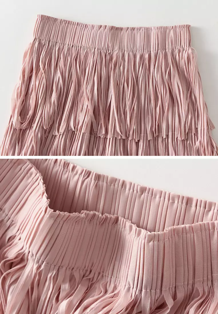 Tassel Tulle Tiered Skirt AF0666