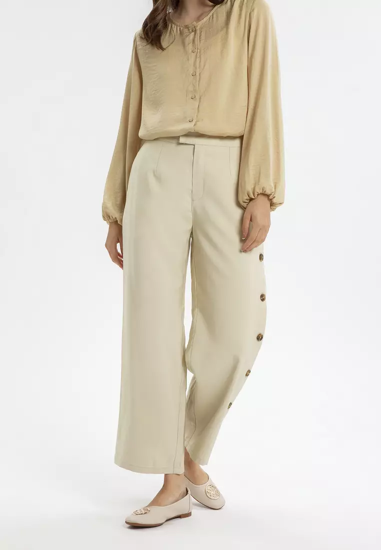 Minimal Pants Alitia Wood Ash