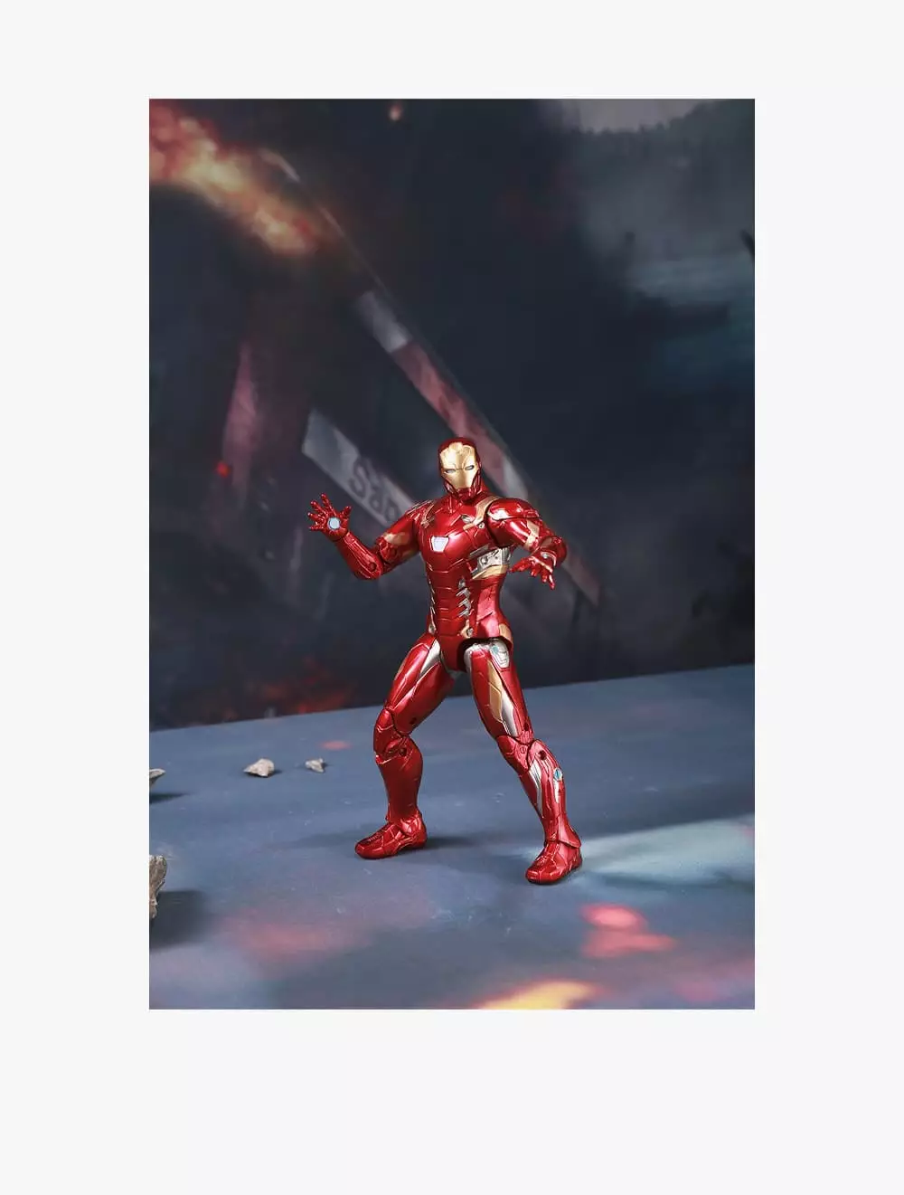 Marvel ZD Toys Iron Man MK85 Plastic Holder (New Package) - ZDT1911-02