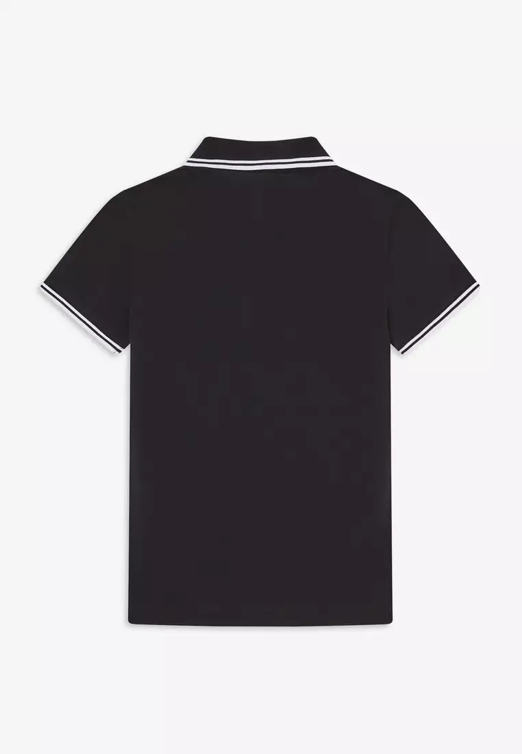 Fred Perry G3600 Twin Tipped Fred Perry Shirt (Black)