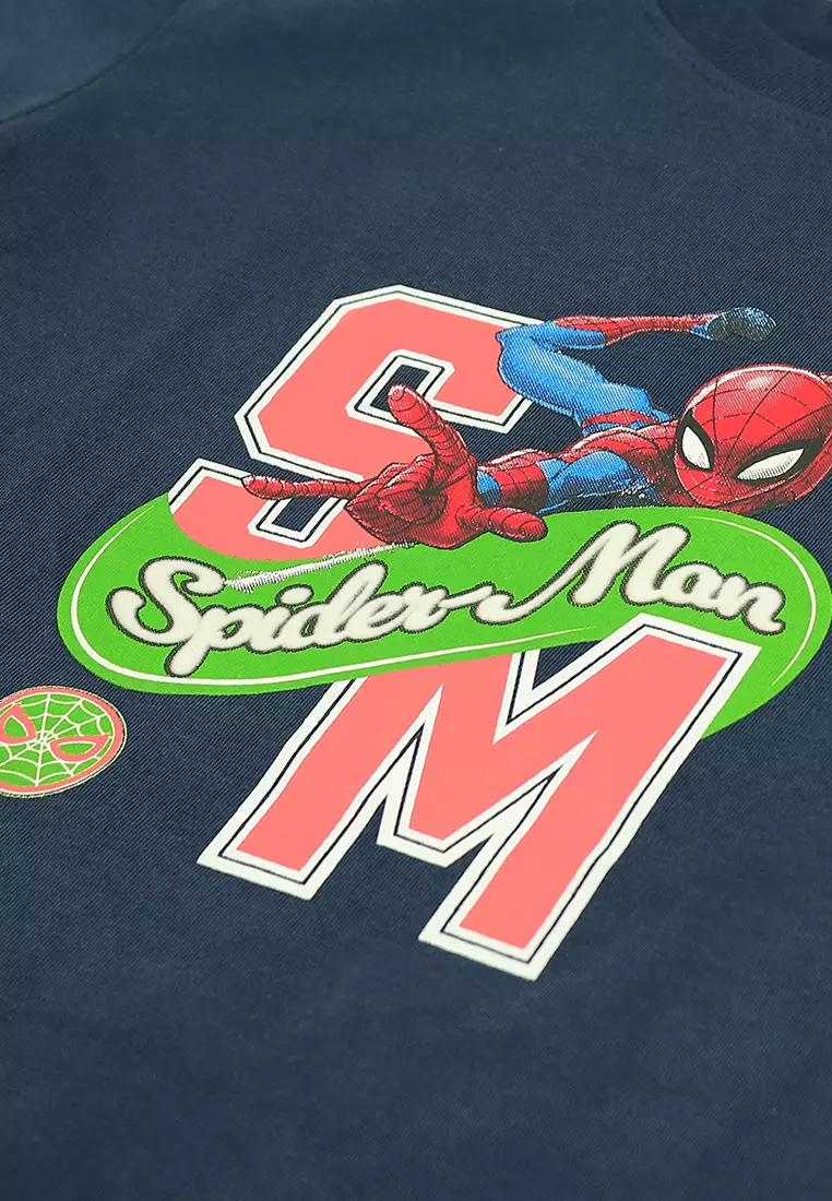 Boys Licensed Graphic T-Shirt Spiderman Initials