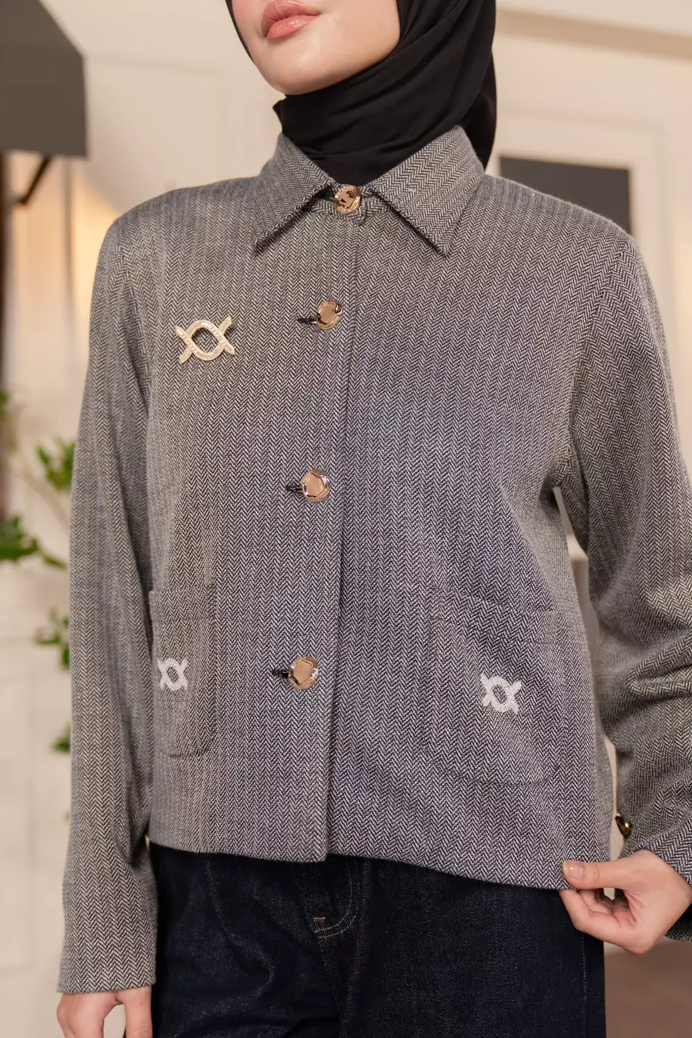 Klamby - Iona Blazer Black Robe