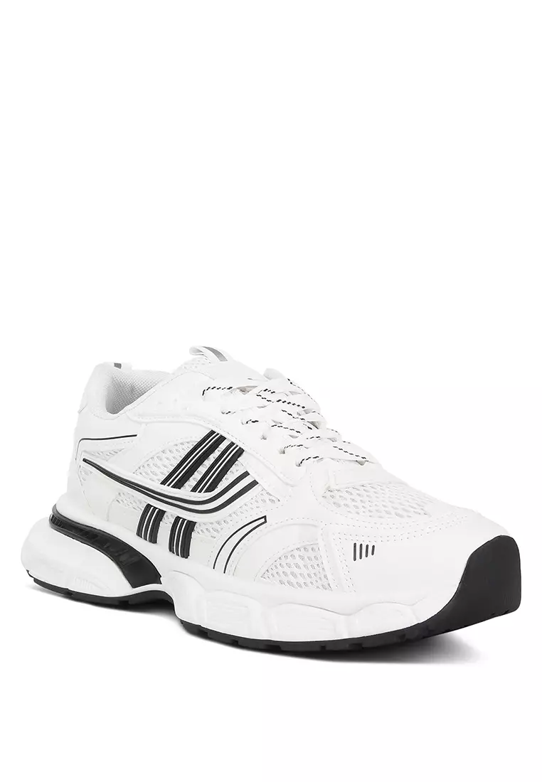 Men's Chunky Lace-Up Sneaker In White