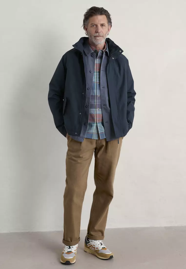 Navy edge to edge coat discount