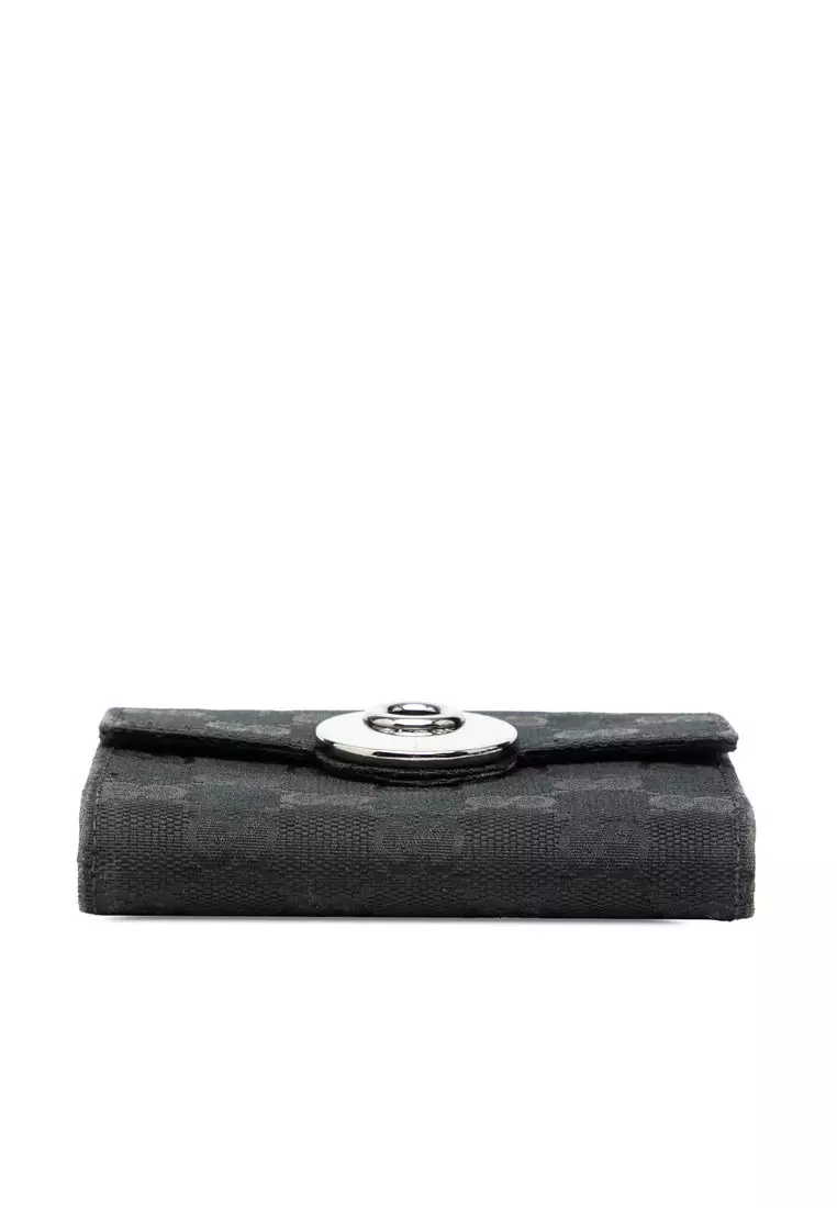 Pre-Loved Gucci Gg Canvas Eclipse Small Wallet