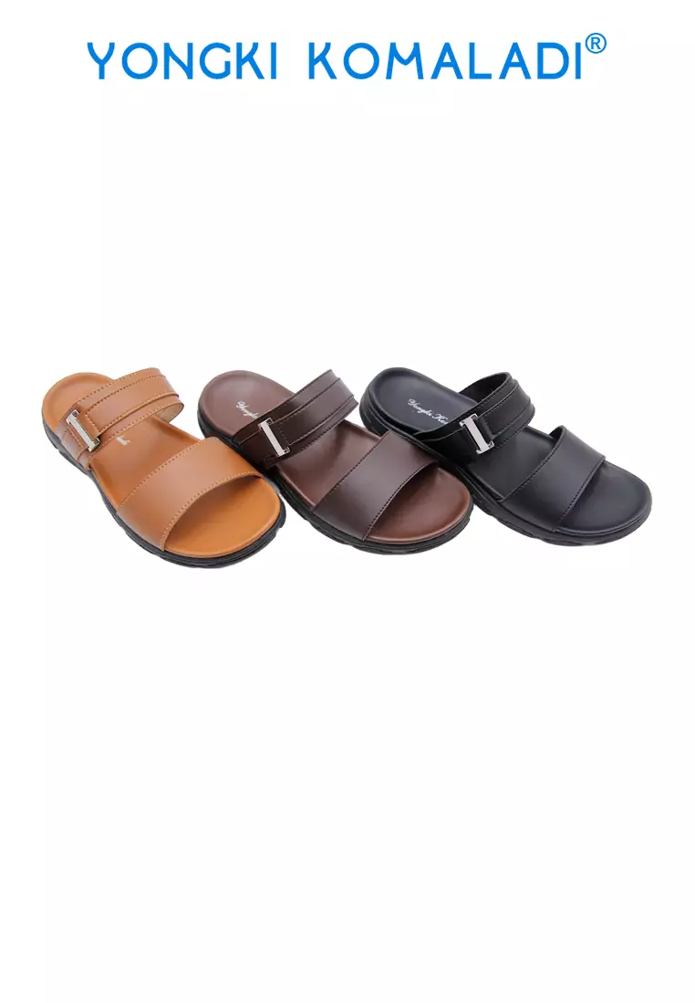 [ ORIGINAL ] YONGKI KOMALADI SANDAL OL-ESRF464-22 HITAM