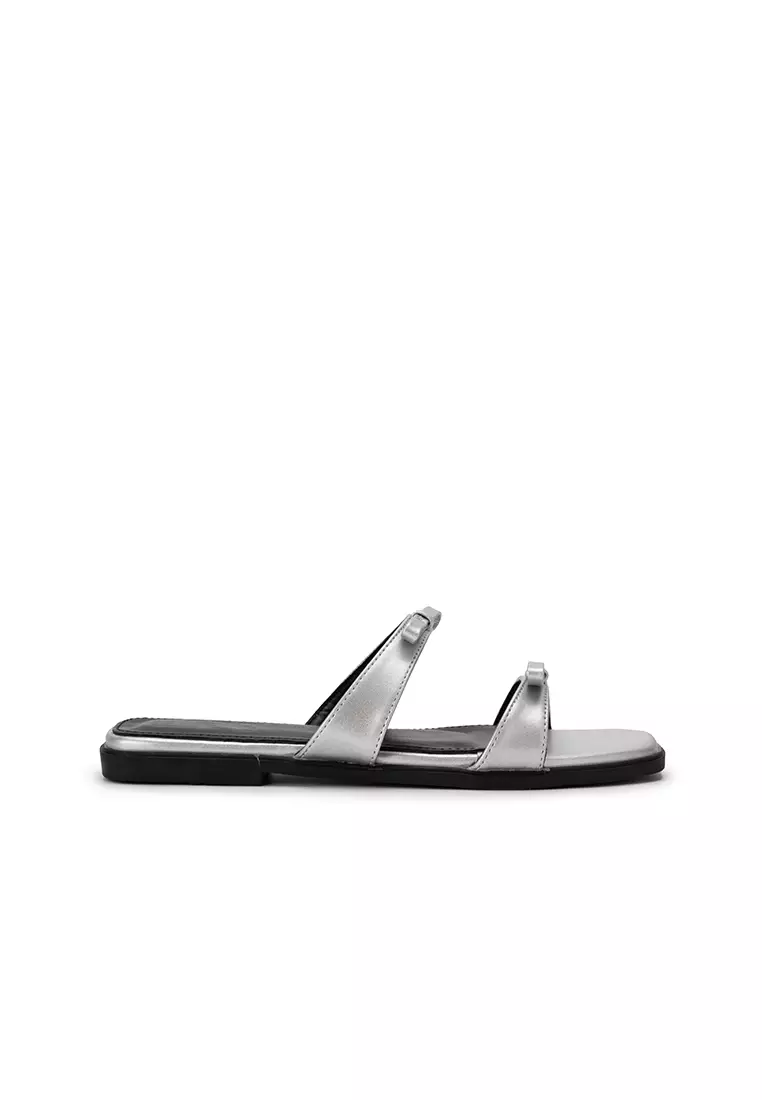 Discount on Nose  shoes - SKU: Ribbon Flat Slide