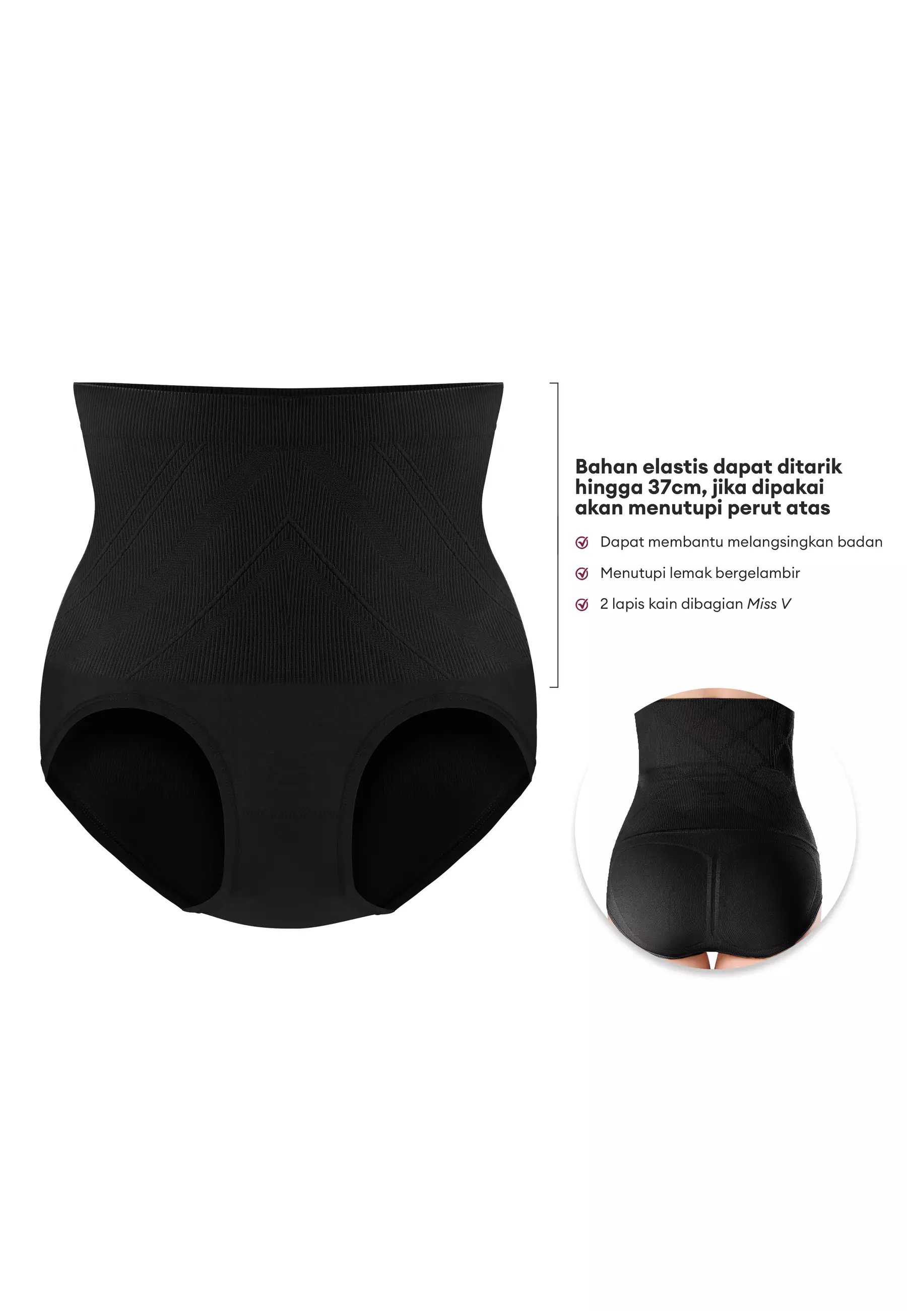 You’ve ( YouHave ) 3PCS Celana Dalam Korset Jumbo Panty Perempuan CD Korset Maxi Premium Wanita 300084