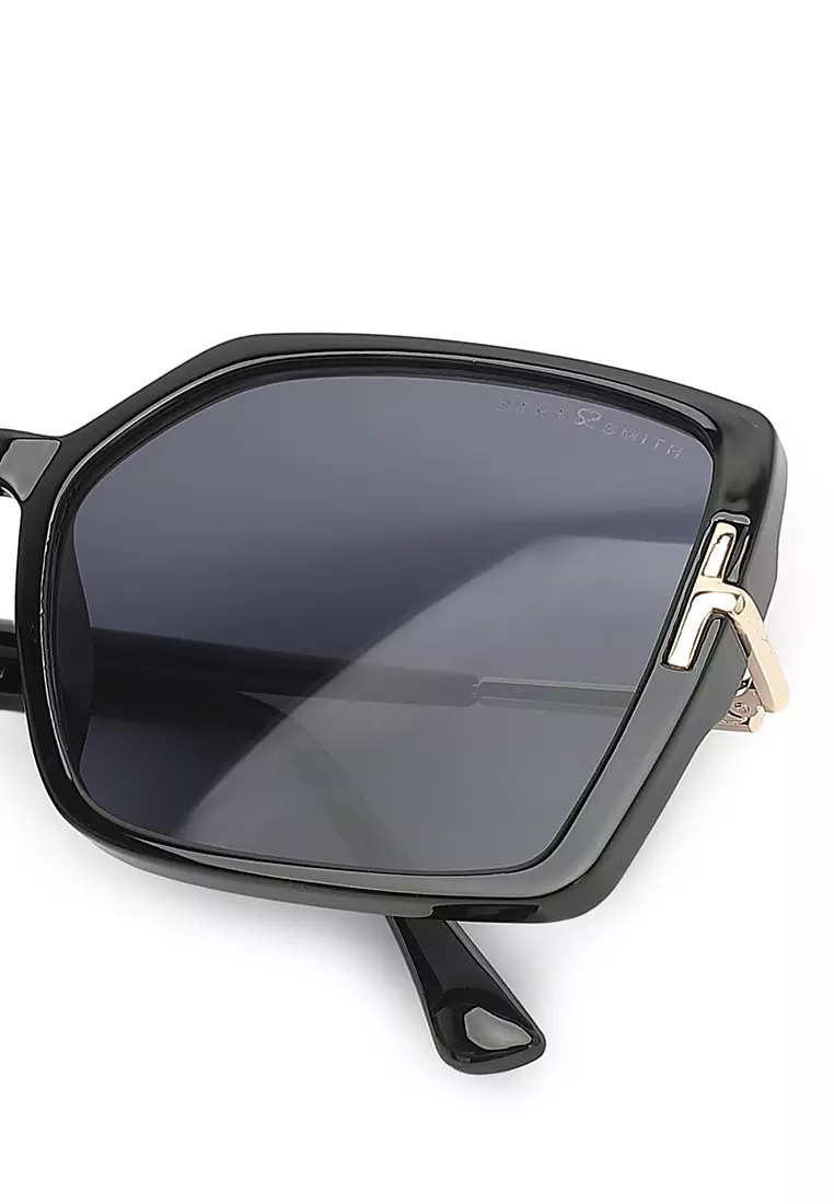 Unisex Fashion Sunglasses - Glossy Black / Grey