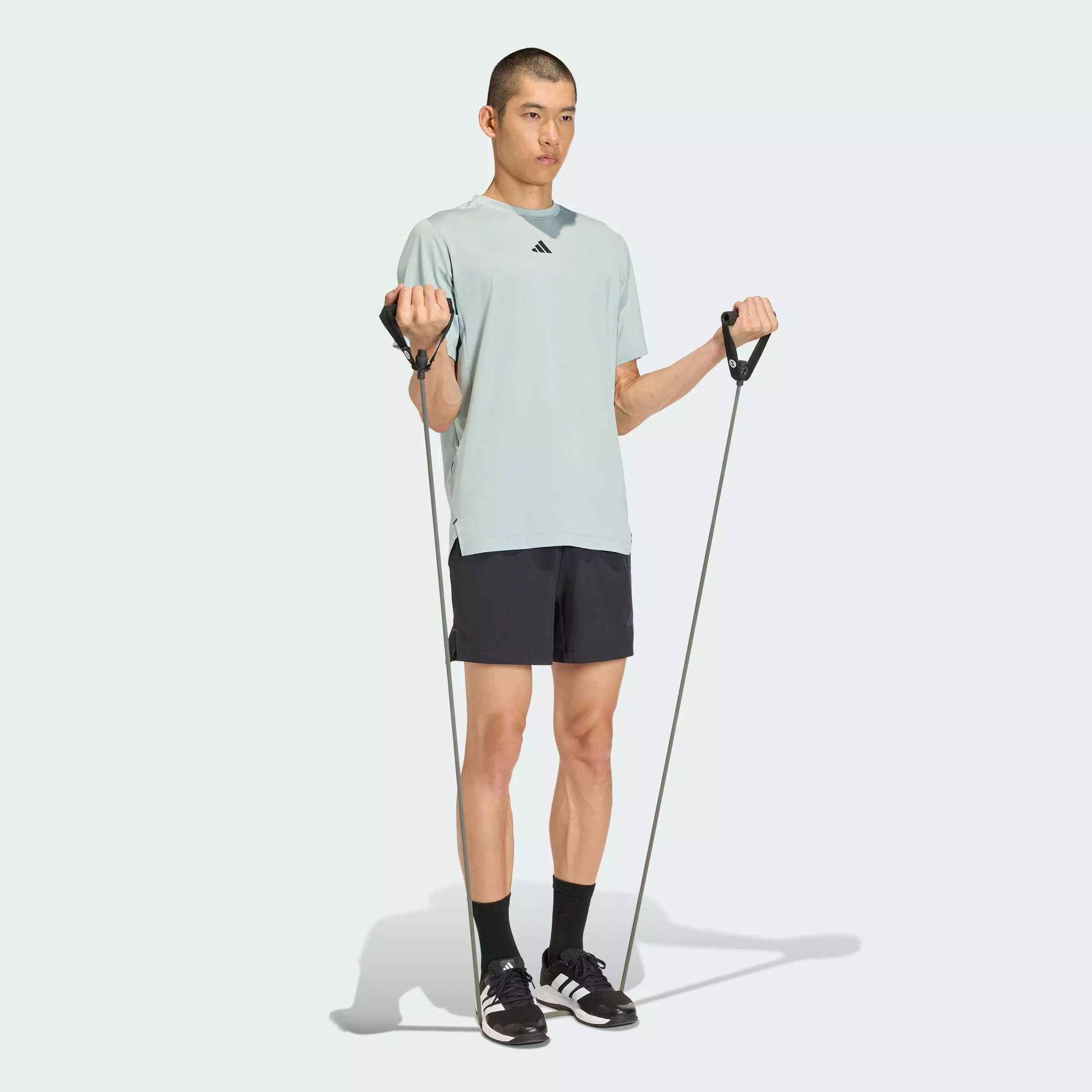 Gym & Training & Tennis & Padel Tennis D4T ESSENTIALS T-SHIRT Men Green KE9931