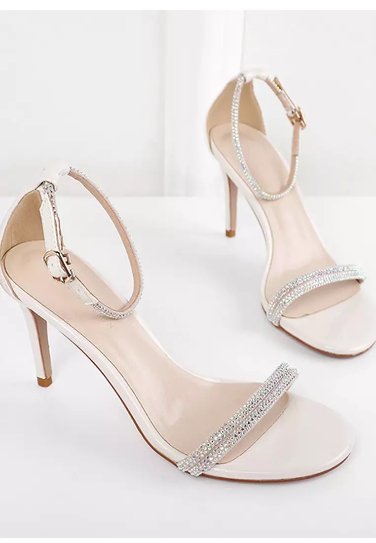 Bling heel outlet sandals