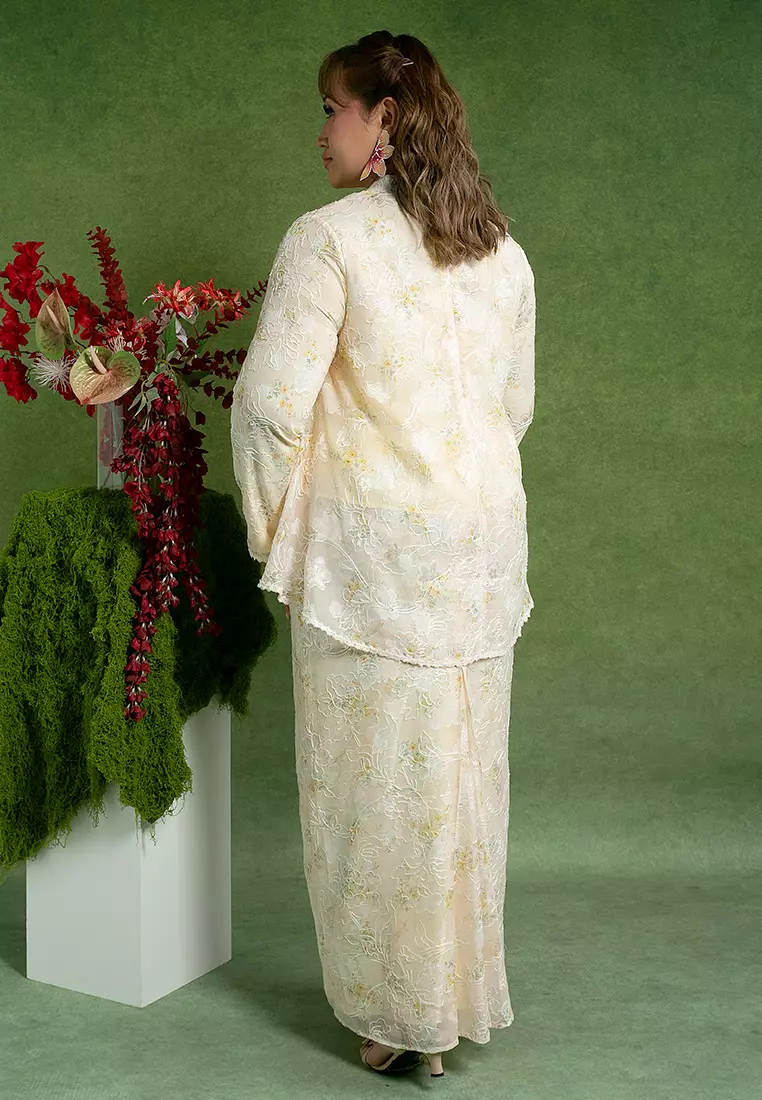 Lena Plus Size Babydoll Kurung Set