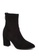 Twenty Eight Shoes black Suede Leather Mid-Cut High Heels Boots VB8095 384A0SHFA89E27GS_2