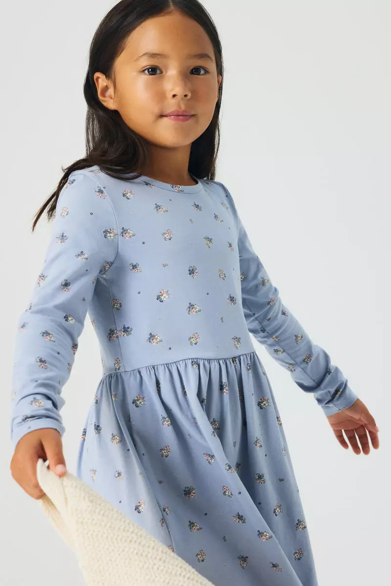 Printed cotton dress