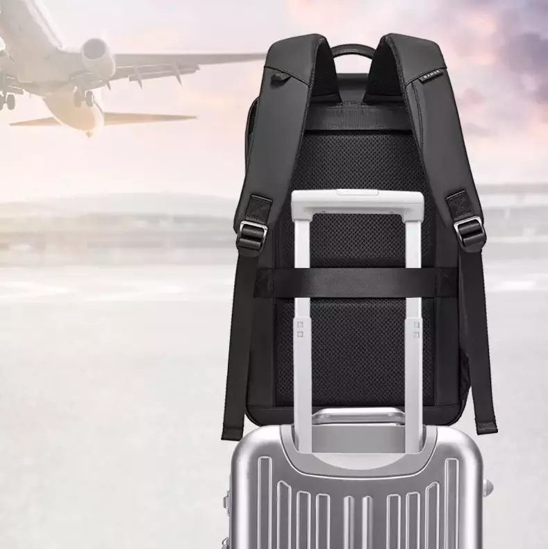 Bange BG7276 Tas Ransel Backpack Laptop Kerja pria 15.6 Inch USB - BLACK