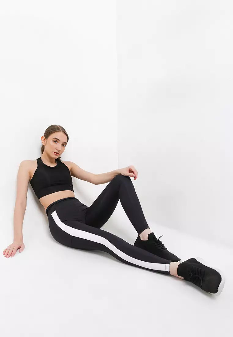 Celana Panjang Legging Olahraga Ladies Sport Long Pants Active Sport Olahraga Senam Yoga Pilates Gym Ketat Spandex