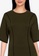ZALORA BASICS green Contrast Jersey Sheath Dress 6533EAA606902DGS_3