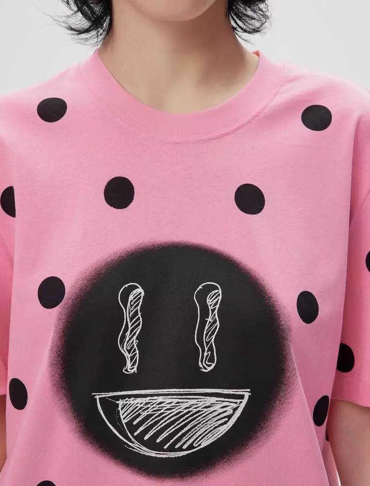 JNBY Women's Polka Dot Print T-Shirt