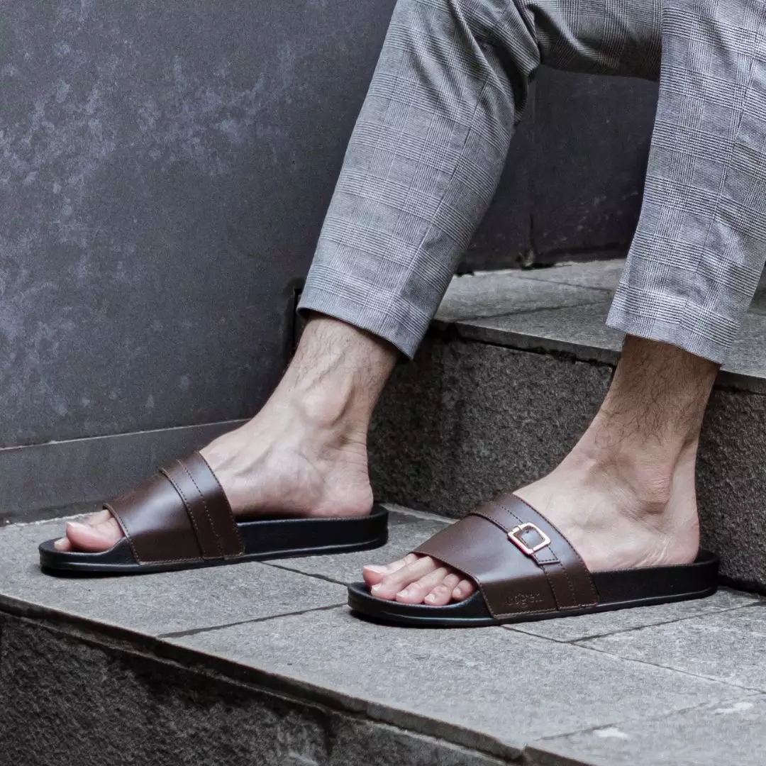 Sandal Pria Cogen Djani Series - Brown