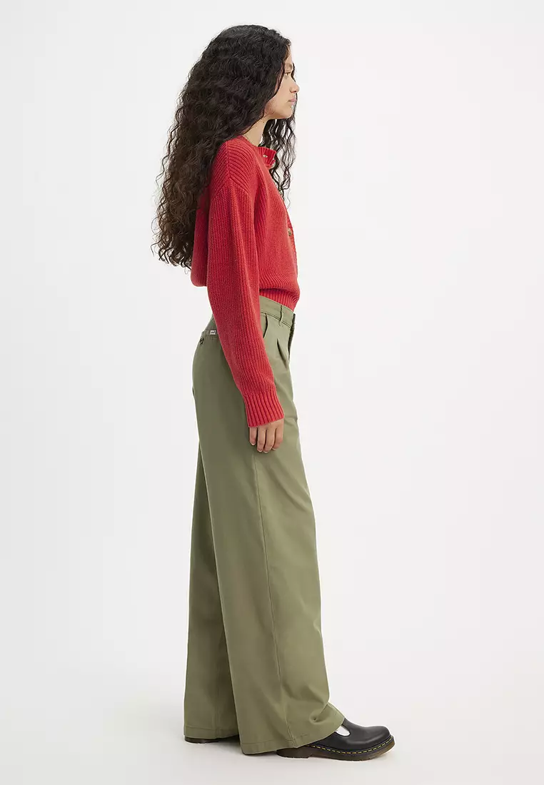 Buy Levi's Women's Pleated Wide-Leg Trousers A7535-0000 2025