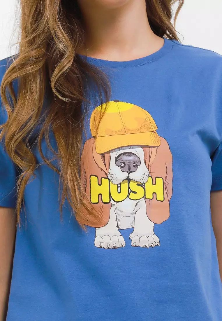 Jual Hush Puppies Daidai Oversized Dog Graphic Tee Original 2024