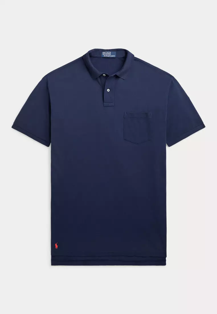 Buy Polo Ralph Lauren Big Fit Garment-Dyed Mesh Polo Short Sleeve