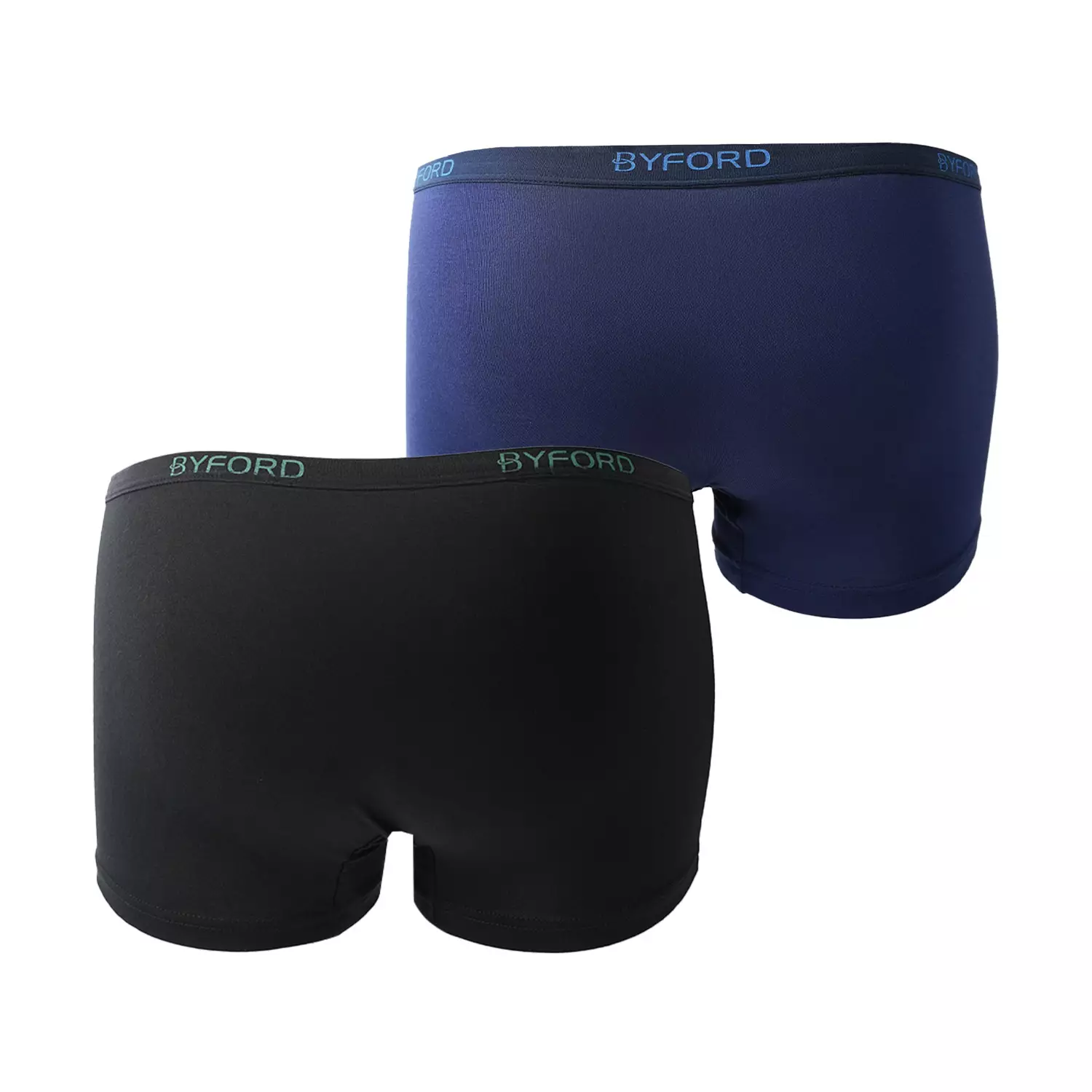 Byford Men Boxer Underwear Isi 2 pc Bamboo Mix Color - YBYB09S2BS