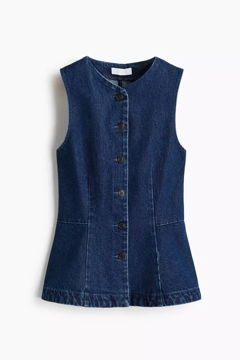 Peplum waistcoat