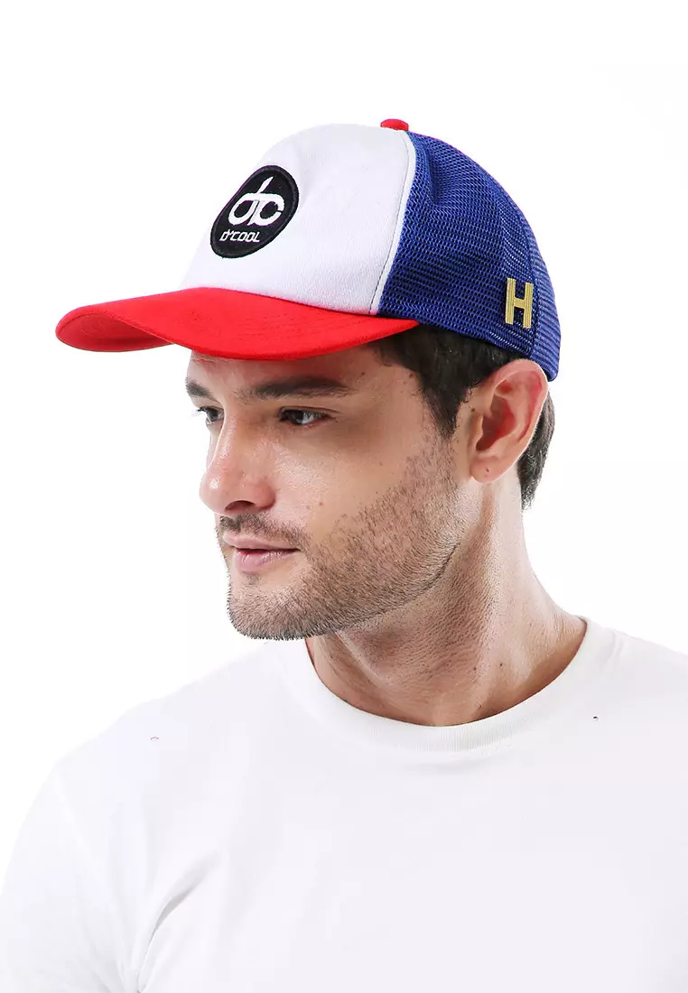 Raesan Topi Baseball Jaring Aksesoris Fashion Pria Adjustable Strap Material Polyester ORIGINAL - Multicolor