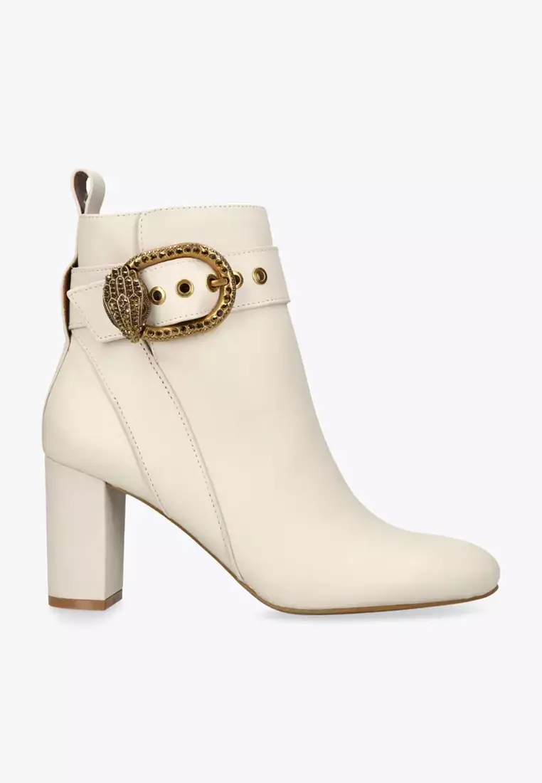 Discount on Kurt Geiger  shoes - SKU: Mayfair Ankle Boot 75 White