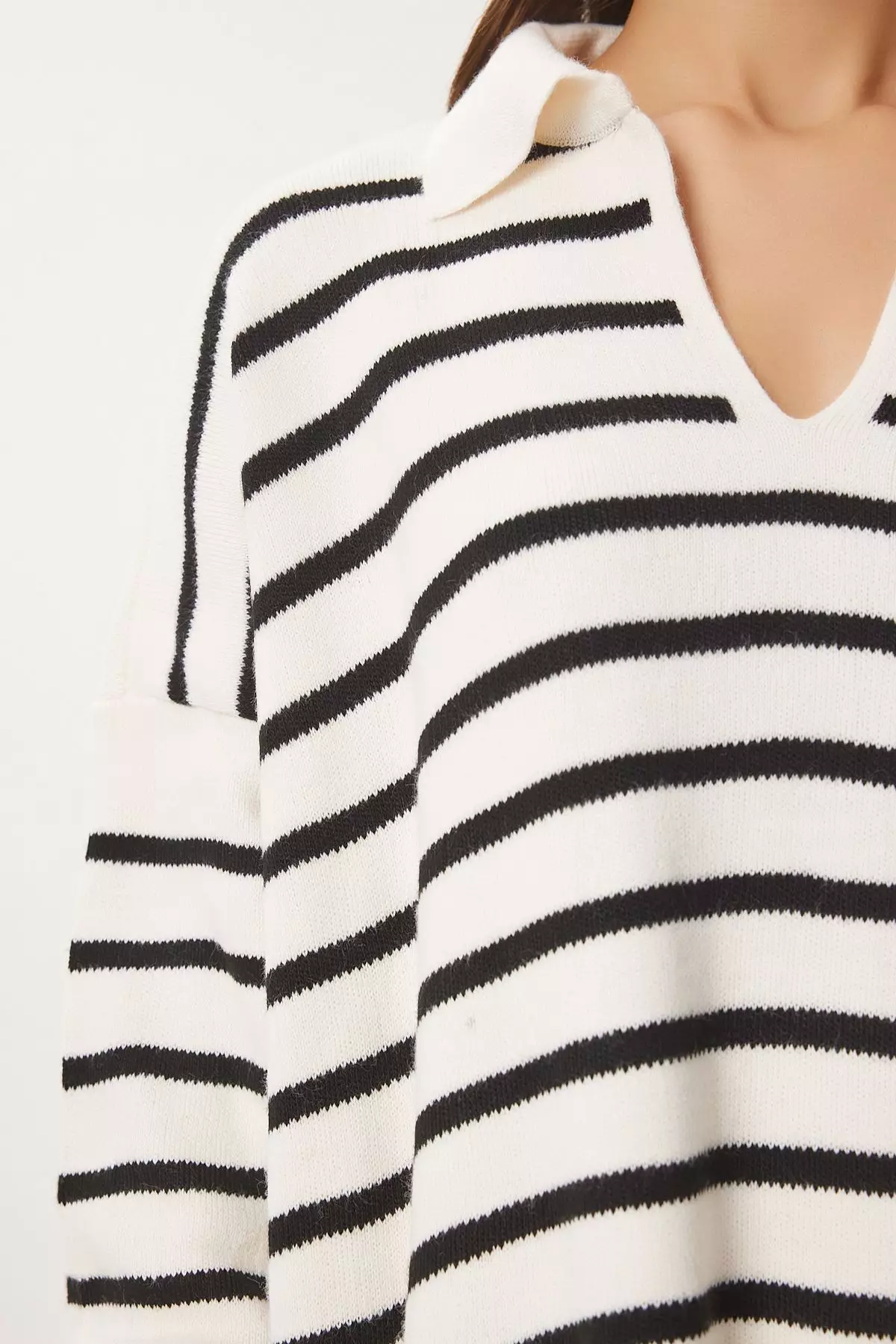 Polo Collar Knitwear Sweater