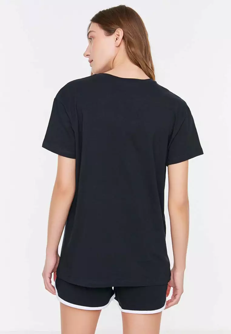 Graphic Print Pajamas Set