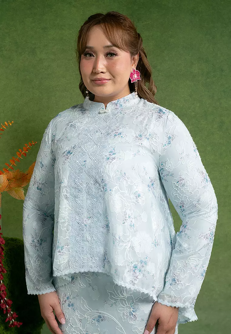 Lena Plus Size Babydoll Kurung Set
