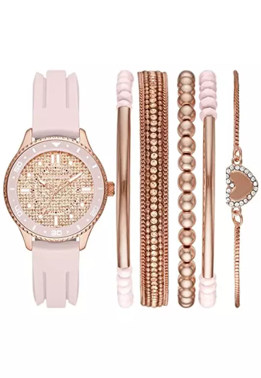 Women's Rose gold Stackable Analog Watch SKC-SR9061