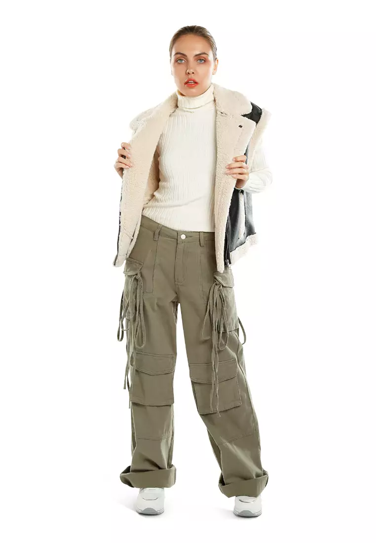 Rompi Santai Kerah Berlekuk Warna Hitam