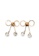 Pretty2u gold Ins Ribbon With Crystal Earrings 23337AC091022EGS_1