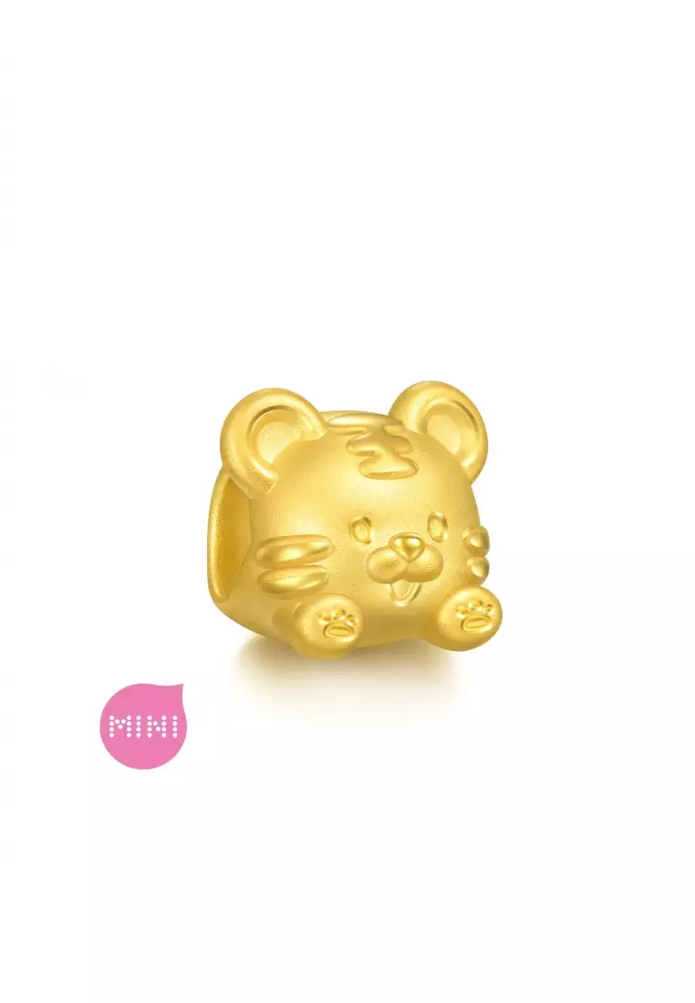 999 24K  Chinese Zodiac Tiger charm  for Women & Men  95961C  (Bracelet not included)