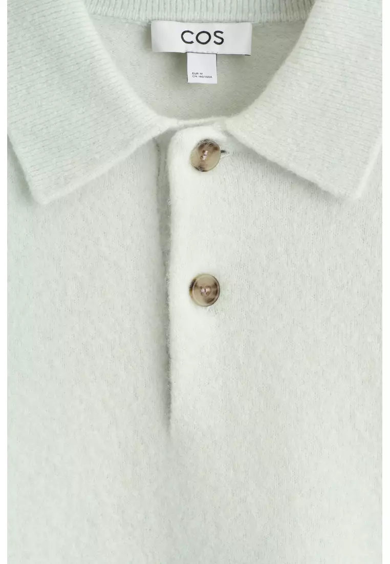 BRUSHED-WOOL POLO SHIRT