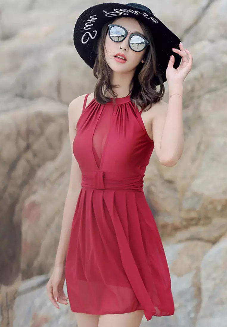 Buy Its Me Sexy Gathered One-Piece Swimsuit 2025 Online | ZALORA