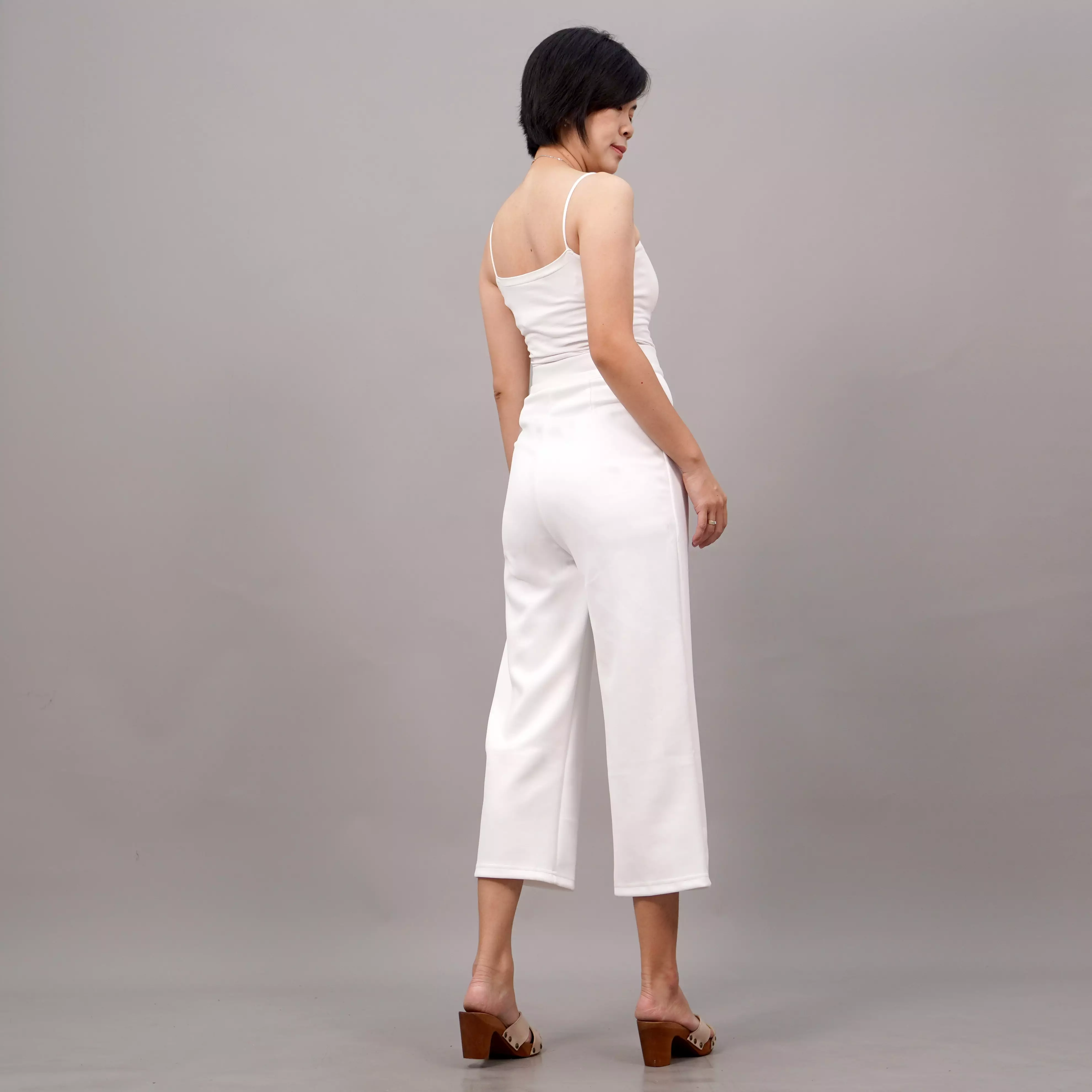  LISA Celana Kulot Highwaist Wanita Premium Celana Kulot Wanita 3/4 - BW