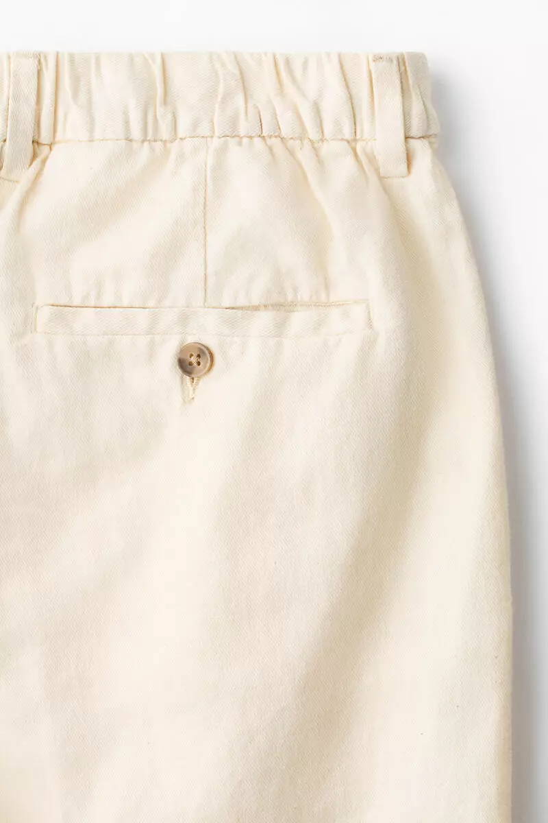 Loose Fit Linen-blend trousers