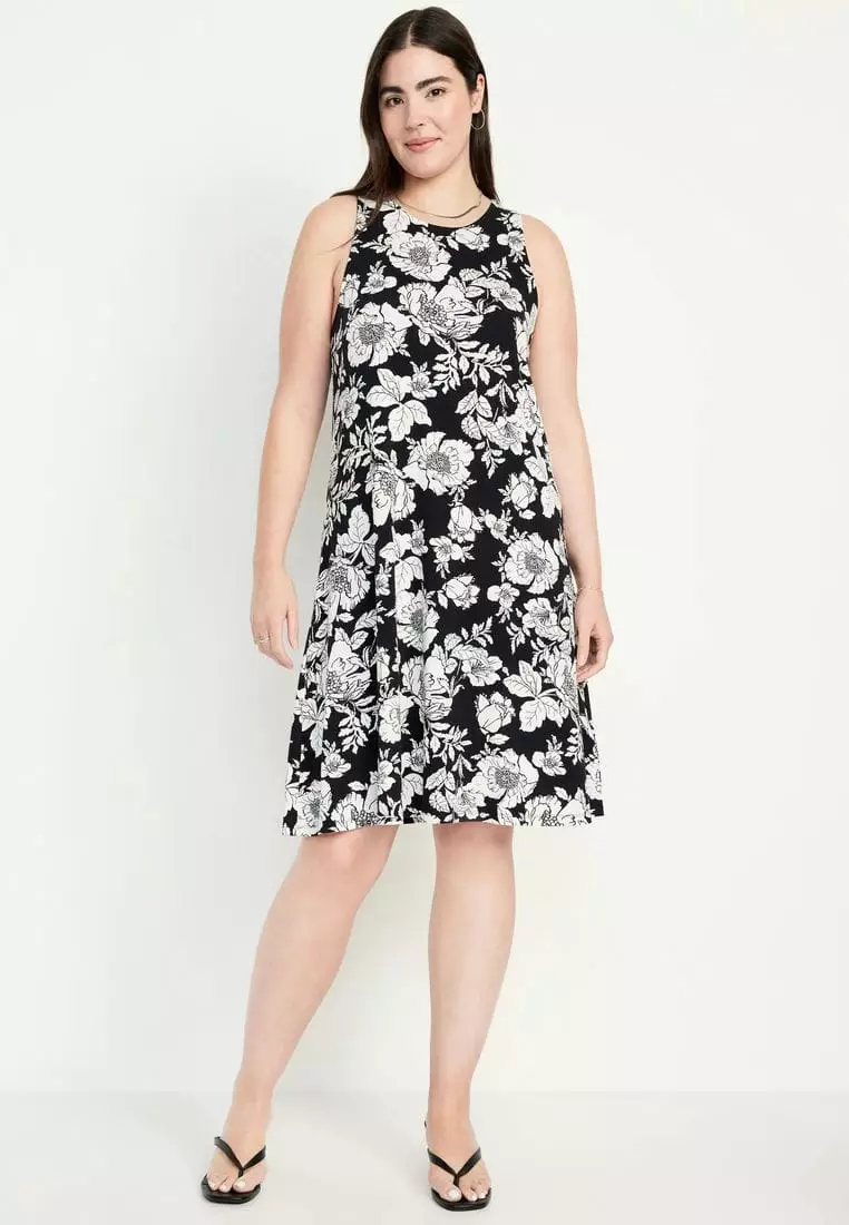 Sleeveless Mini Swing Dress