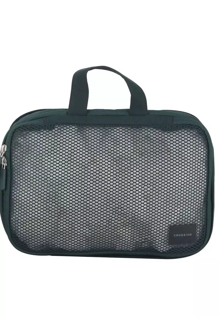 Crossing Waterproof Ripstop Nylon Compression Packing Cube Set (2-Piece Set) - Forest Green