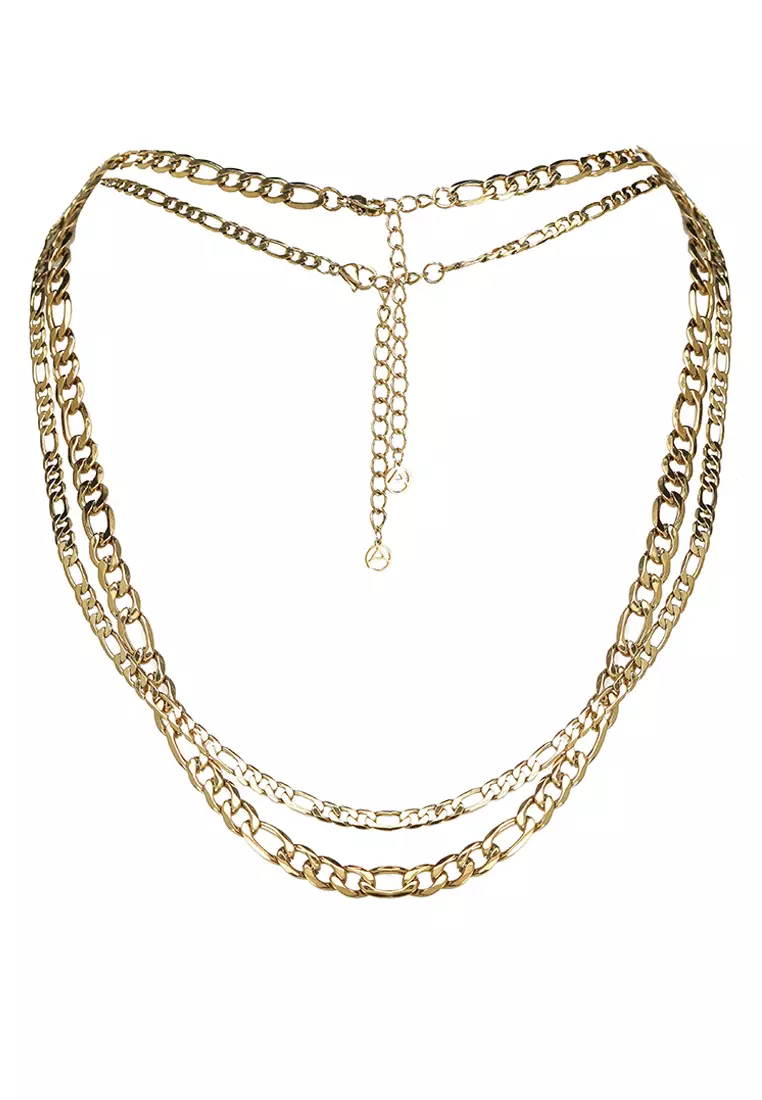 Rhedridus Stainless Steel Necklace Set