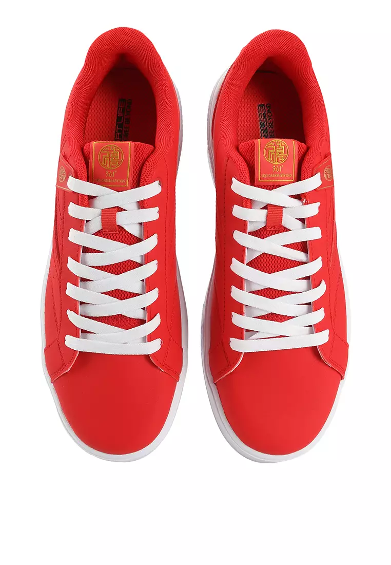 Red new arrivals skater shoes