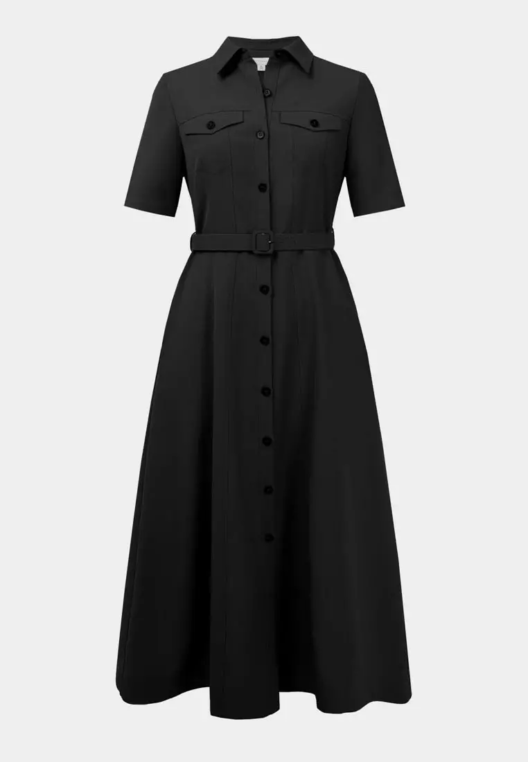 Amera Belted Utility Dress