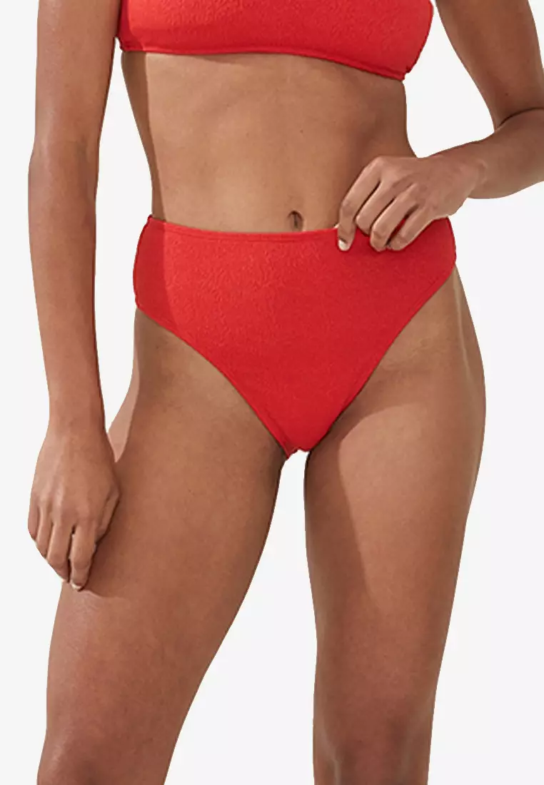 Red cheeky outlet bikini bottoms